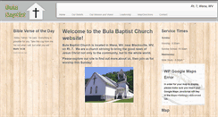 Desktop Screenshot of bulabaptist.com